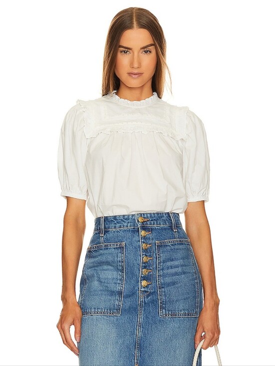 Ulla Johnson Tops - Ulla Johnson Adeline Cotton Blouse In White